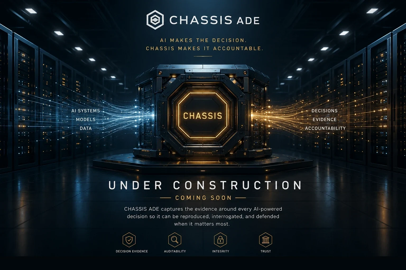 CHASSIS ADE cinematic coming soon page